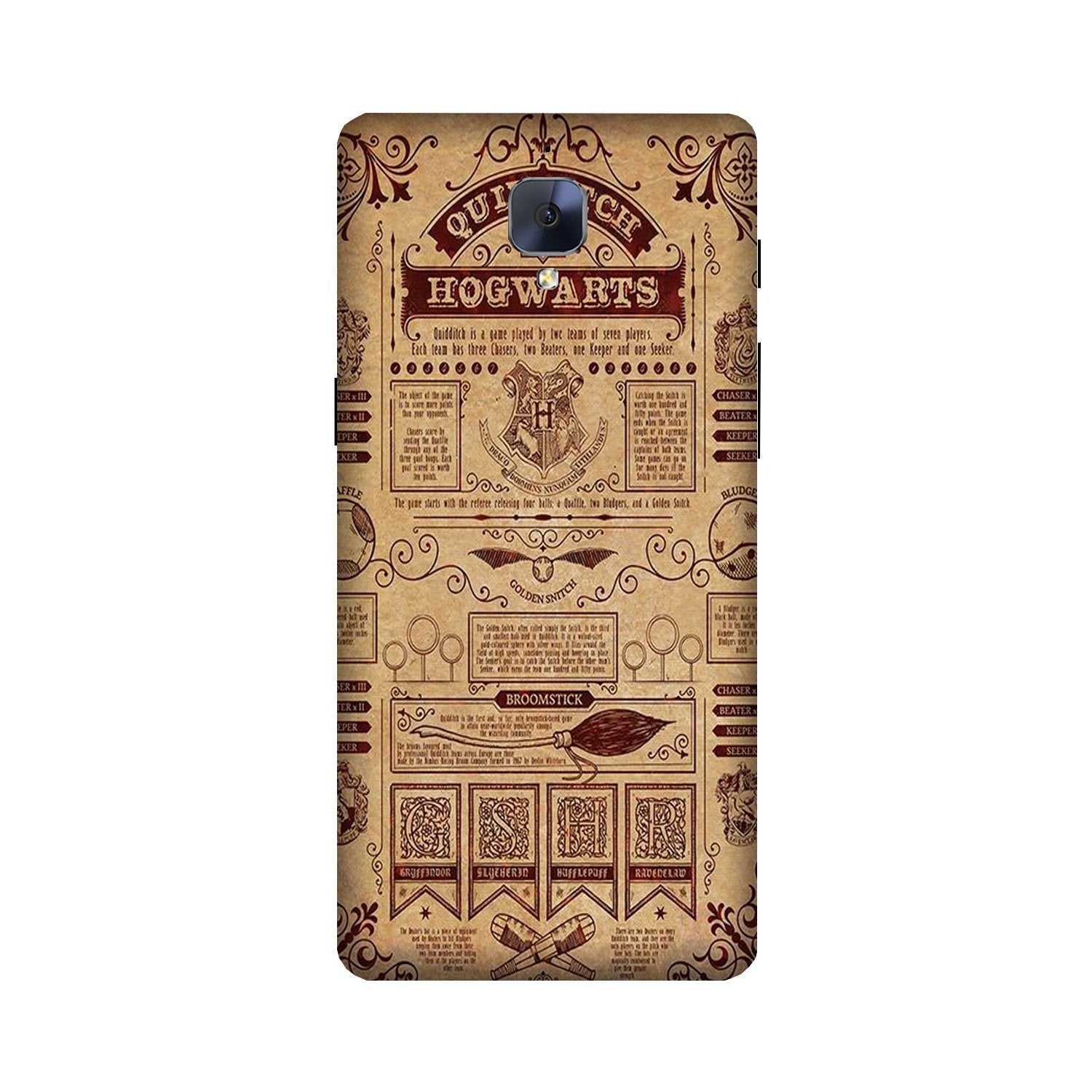 Hogwarts Mobile Back Case for OnePlus 3 / 3T (Design - 304) Hogwarts Mobile Back Case for OnePlus 3 / 3T (Design - 304)