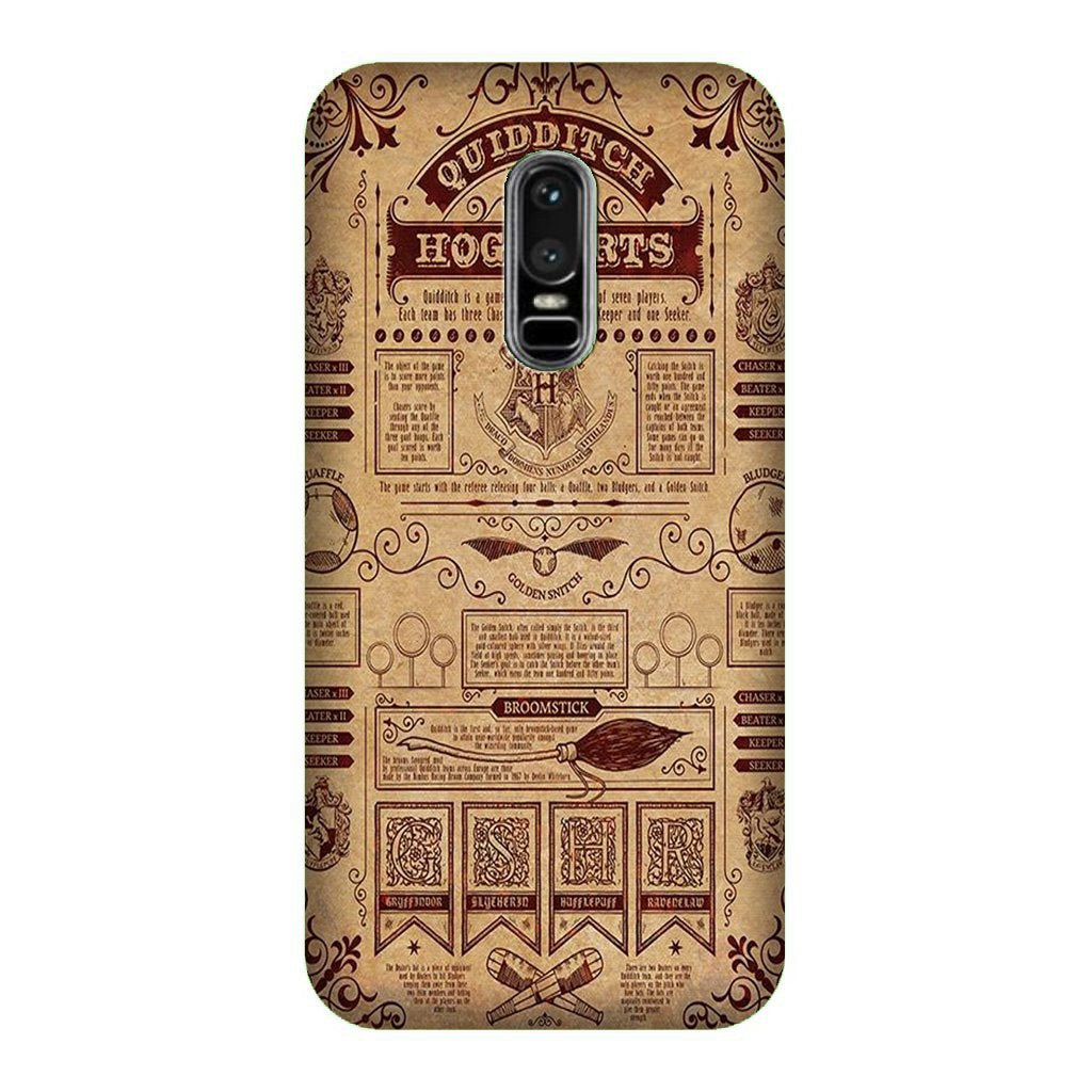 Hogwarts Mobile Back Case for OnePlus 6 (Design - 304) Hogwarts Mobile Back Case for OnePlus 6 (Design - 304)