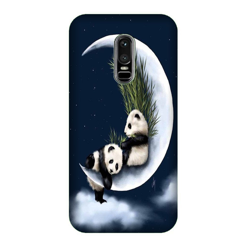 Panda Moon Mobile Back Case for OnePlus 6 (Design - 318) Panda Moon Mobile Back Case for OnePlus 6 (Design - 318)