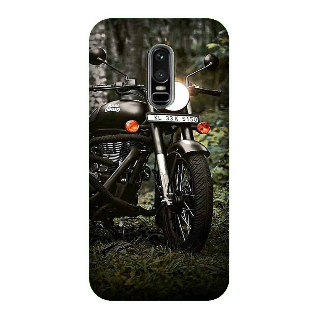 Royal Enfield Mobile Back Case for OnePlus 6 (Design - 384) Royal Enfield Mobile Back Case for OnePlus 6 (Design - 384)