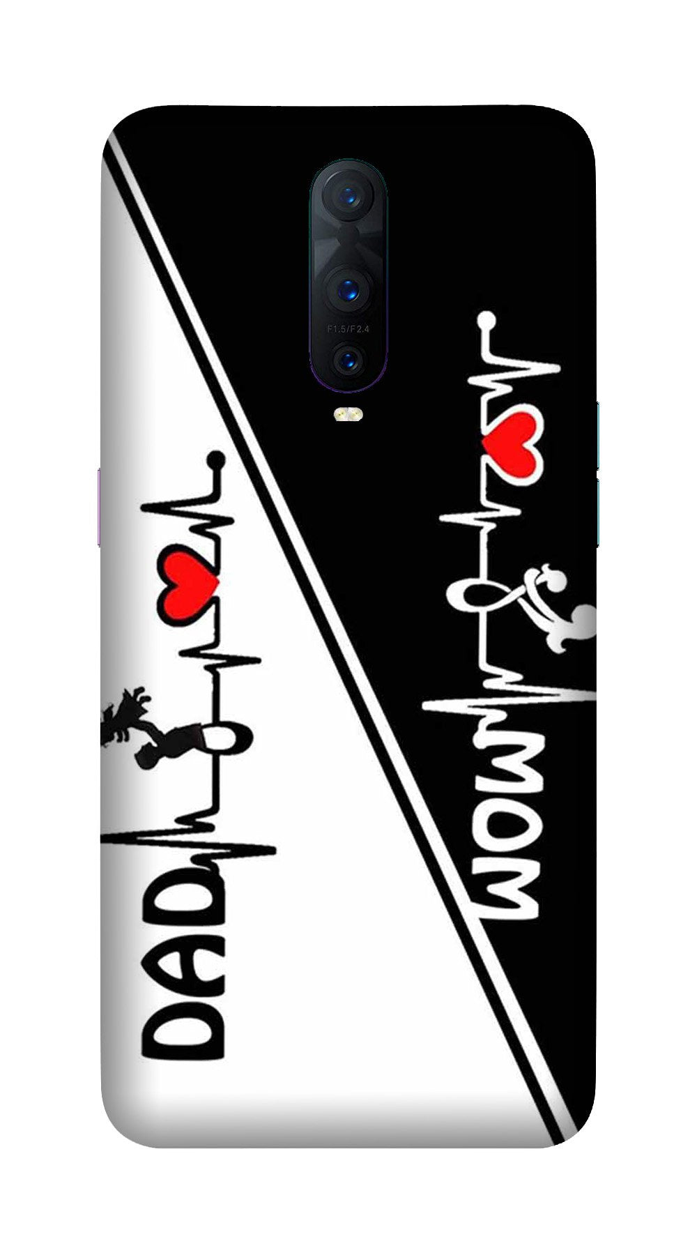 Love Mom Dad Mobile Back Case for OnePlus 7 Pro (Design - 385) Love Mom Dad Mobile Back Case for OnePlus 7 Pro (Design - 385)