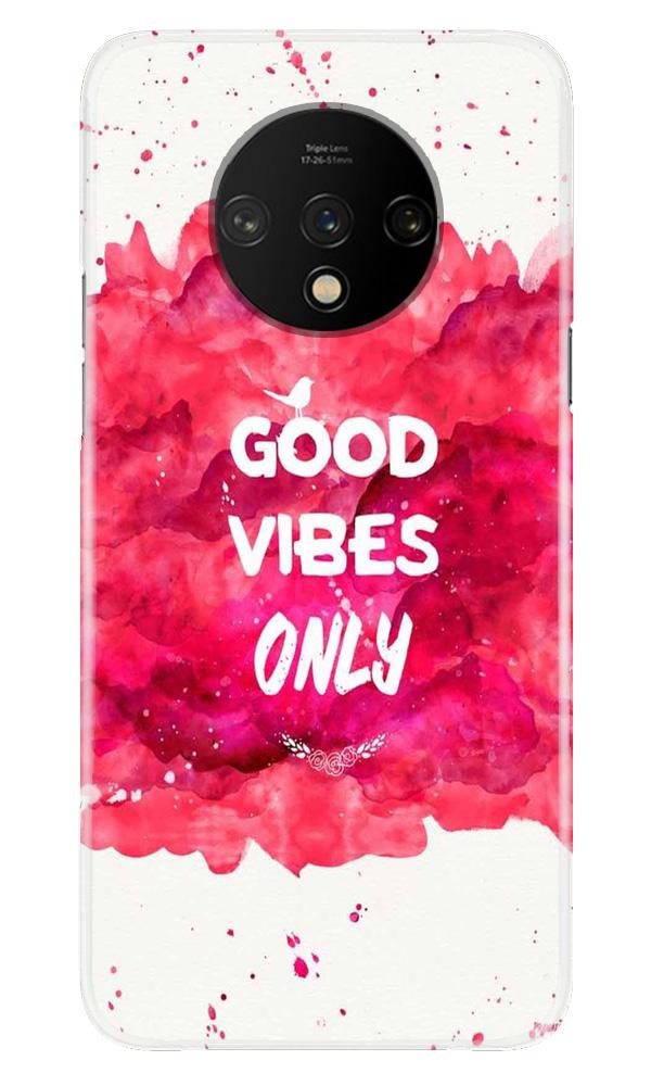 Good Vibes Only Mobile Back Case for OnePlus 7T (Design - 393) Good Vibes Only Mobile Back Case for OnePlus 7T (Design - 393)
