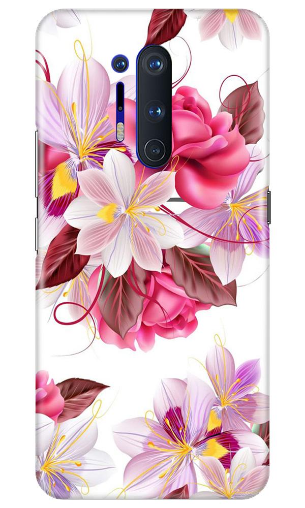 Beautiful flowers Mobile Back Case for OnePlus 8 Pro (Design - 23) Beautiful flowers Case for OnePlus 8 Pro