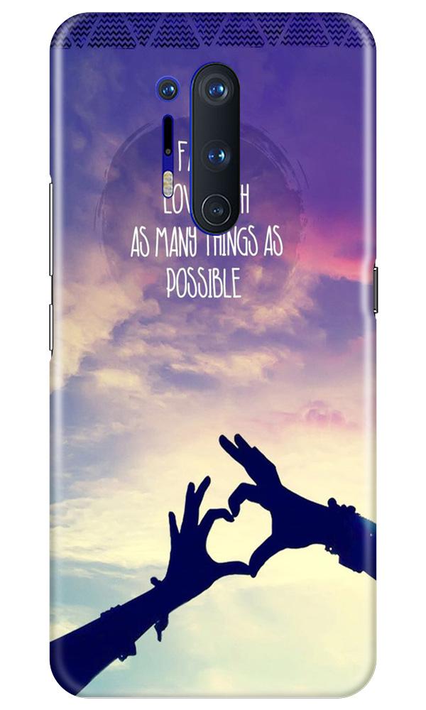 Fall in love Mobile Back Case for OnePlus 8 Pro (Design - 50) Fall in love Case for OnePlus 8 Pro