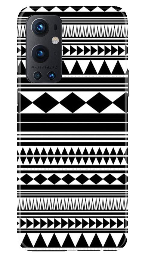 Black white Pattern Mobile Back Case for OnePlus 9 Pro (Design - 5) Black white Pattern Case for OnePlus 9 Pro