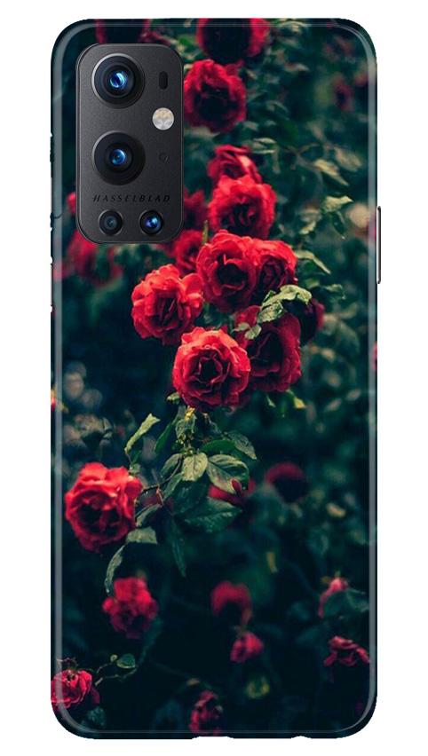 Red Rose Mobile Back Case for OnePlus 9 Pro (Design - 66) Red Rose Case for OnePlus 9 Pro