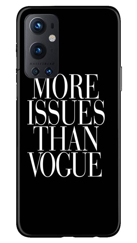 More Issues than Vague Mobile Back Case for OnePlus 9 Pro (Design - 74) More Issues than Vague Case for OnePlus 9 Pro