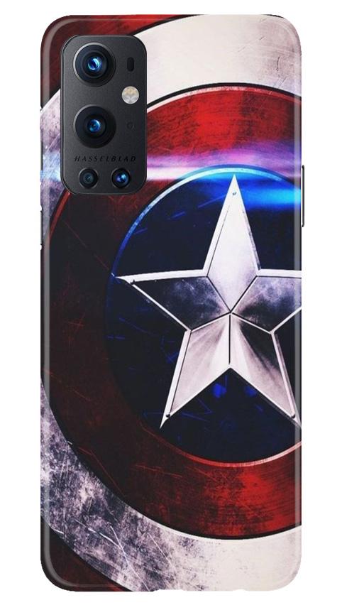Captain America Shield Mobile Back Case for OnePlus 9 Pro (Design - 250) Captain America Shield Case for OnePlus 9 Pro (Design No. 250)