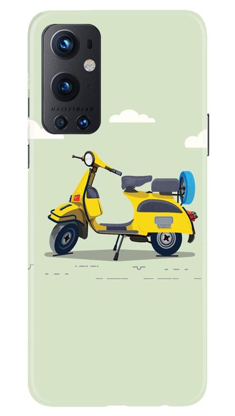 Vintage Scooter Mobile Back Case for OnePlus 9 Pro (Design - 260) Vintage Scooter Case for OnePlus 9 Pro (Design No. 260)