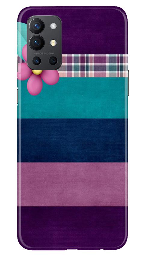 Purple Blue Mobile Back Case for OnePlus 9R (Design - 37) Purple Blue Case for OnePlus 9R