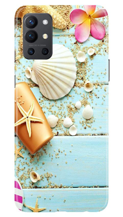 Sea Shells Mobile Back Case for OnePlus 9R (Design - 63) Sea Shells Case for OnePlus 9R
