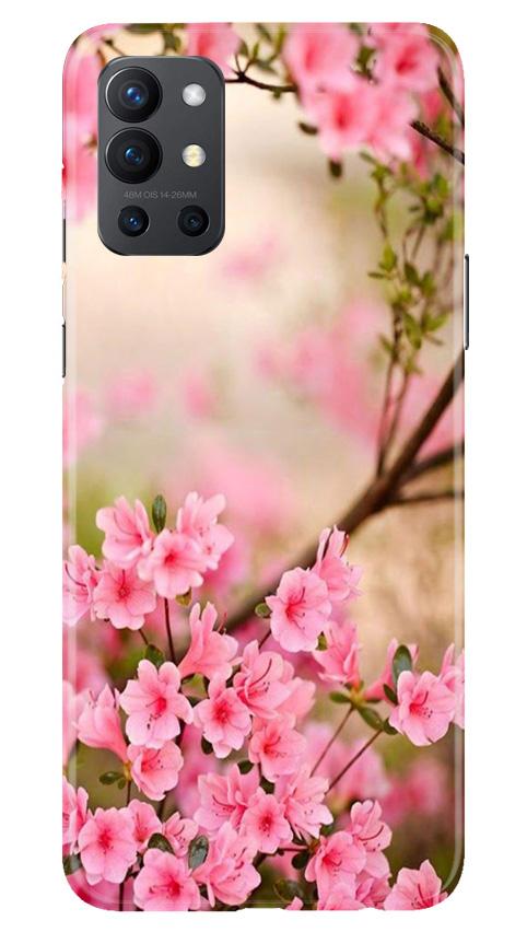 Pink flowers Mobile Back Case for OnePlus 9R (Design - 69) Pink flowers Case for OnePlus 9R