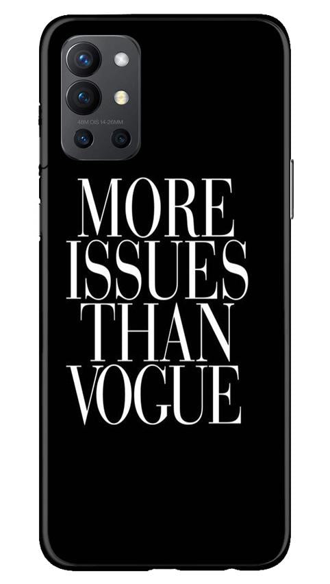 More Issues than Vague Mobile Back Case for OnePlus 9R (Design - 74) More Issues than Vague Case for OnePlus 9R
