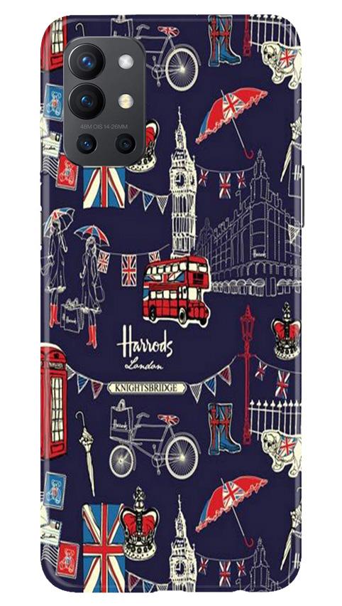 Love London Mobile Back Case for OnePlus 9R (Design - 75) Love London Case for OnePlus 9R