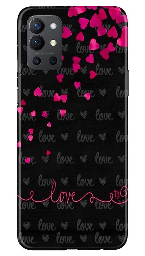 Love in Air Mobile Back Case for OnePlus 9R (Design - 89) Love in Air Case for OnePlus 9R