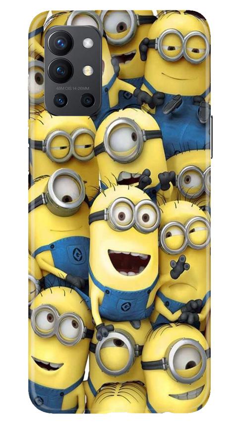 Minions Mobile Back Case for OnePlus 9R (Design - 127) Minions Case for OnePlus 9R (Design - 127)