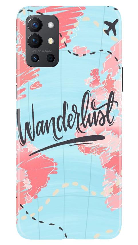 Wonderlust Travel Mobile Back Case for OnePlus 9R (Design - 223) Wonderlust Travel Case for OnePlus 9R (Design No. 223)