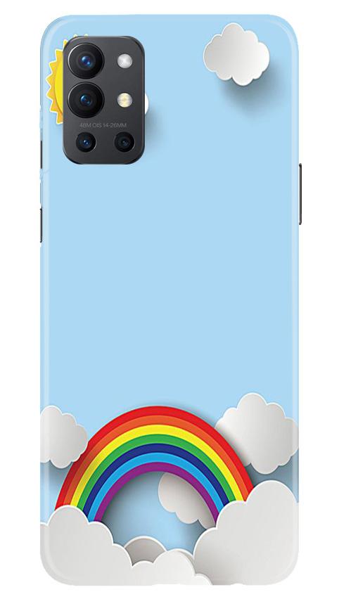 Rainbow Mobile Back Case for OnePlus 9R (Design - 225) Rainbow Case for OnePlus 9R (Design No. 225)