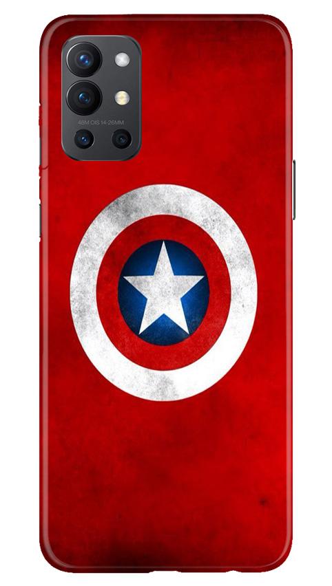 Captain America Mobile Back Case for OnePlus 9R (Design - 249) Captain America Case for OnePlus 9R (Design No. 249)
