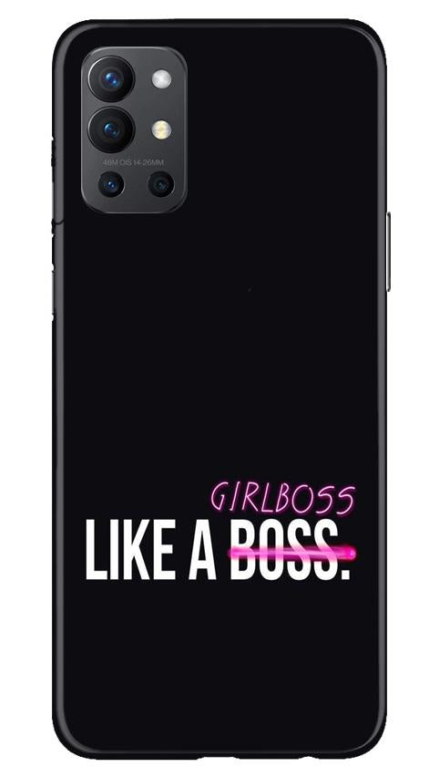 Like a Girl Boss Mobile Back Case for OnePlus 9R (Design - 265) Like a Girl Boss Case for OnePlus 9R (Design No. 265)