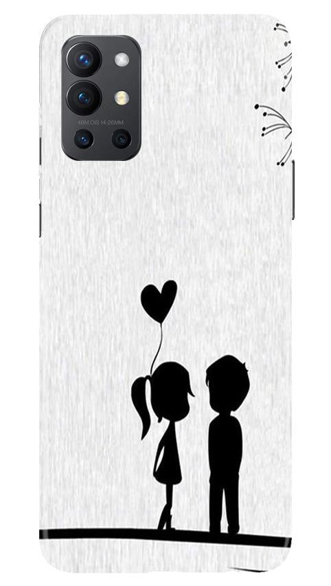 Cute Kid Couple Mobile Back Case for OnePlus 9R (Design - 283) Cute Kid Couple Case for OnePlus 9R (Design No. 283)