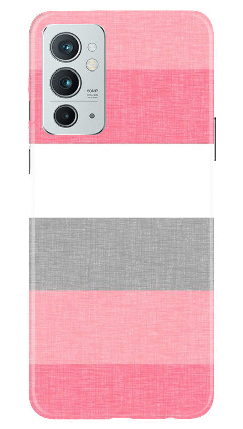 Pink white pattern Mobile Back Case for OnePlus 9RT 5G (Design - 55) Pink white pattern Case for OnePlus 9RT 5G