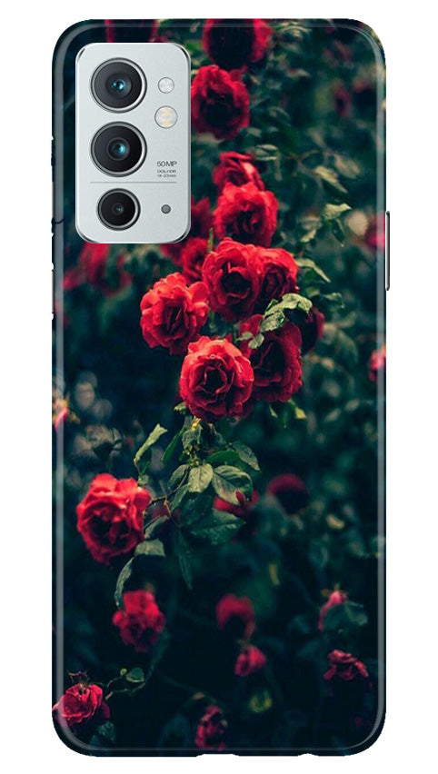 Red Rose Mobile Back Case for OnePlus 9RT 5G (Design - 66) Red Rose Case for OnePlus 9RT 5G