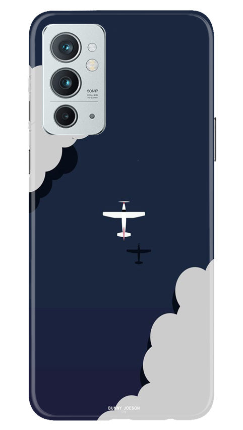 Clouds Plane Mobile Back Case for OnePlus 9RT 5G (Design - 165) Clouds Plane Case for OnePlus 9RT 5G (Design - 165)