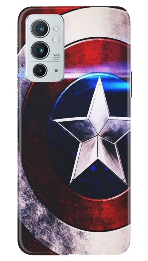 Captain America Shield Mobile Back Case for OnePlus 9RT 5G (Design - 219) Captain America Shield Case for OnePlus 9RT 5G (Design No. 219)
