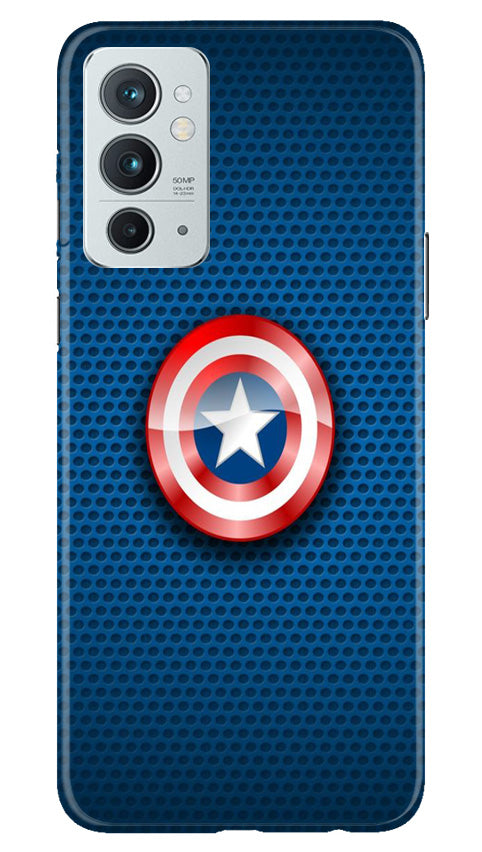 Captain America Shield Mobile Back Case for OnePlus 9RT 5G (Design - 222) Captain America Shield Case for OnePlus 9RT 5G (Design No. 222)