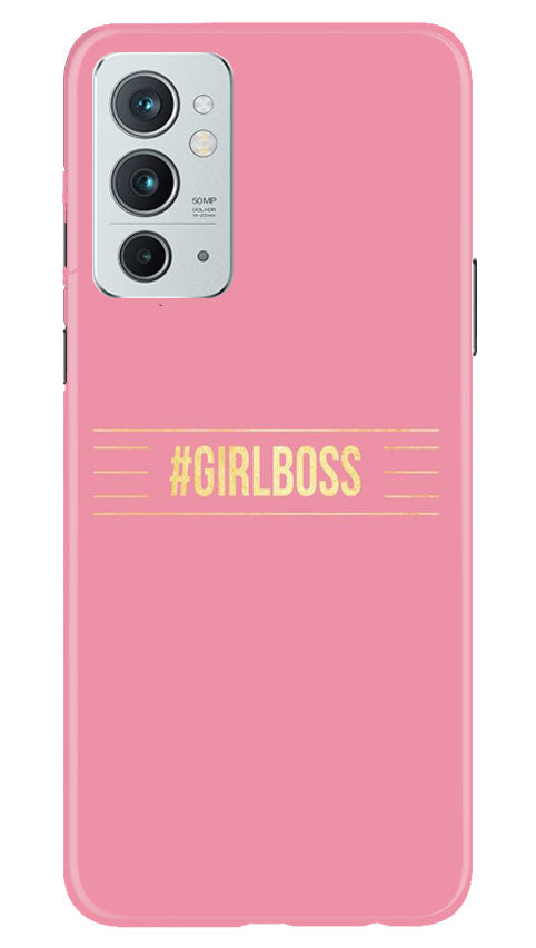 Girl Boss Pink Mobile Back Case for OnePlus 9RT 5G (Design - 232) Girl Boss Pink Case for OnePlus 9RT 5G (Design No. 232)