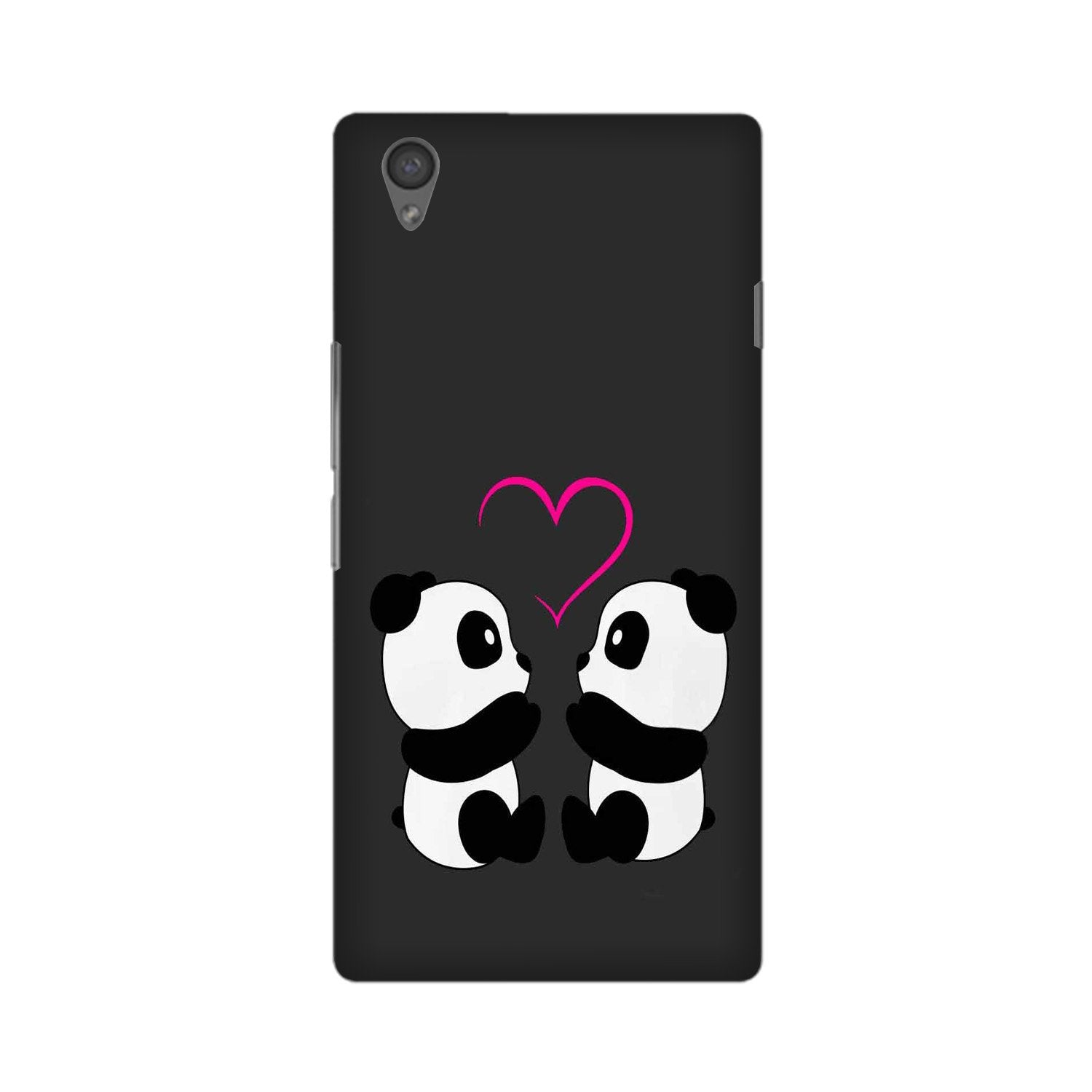 Panda Love Mobile Back Case for OnePlus X (Design - 398)