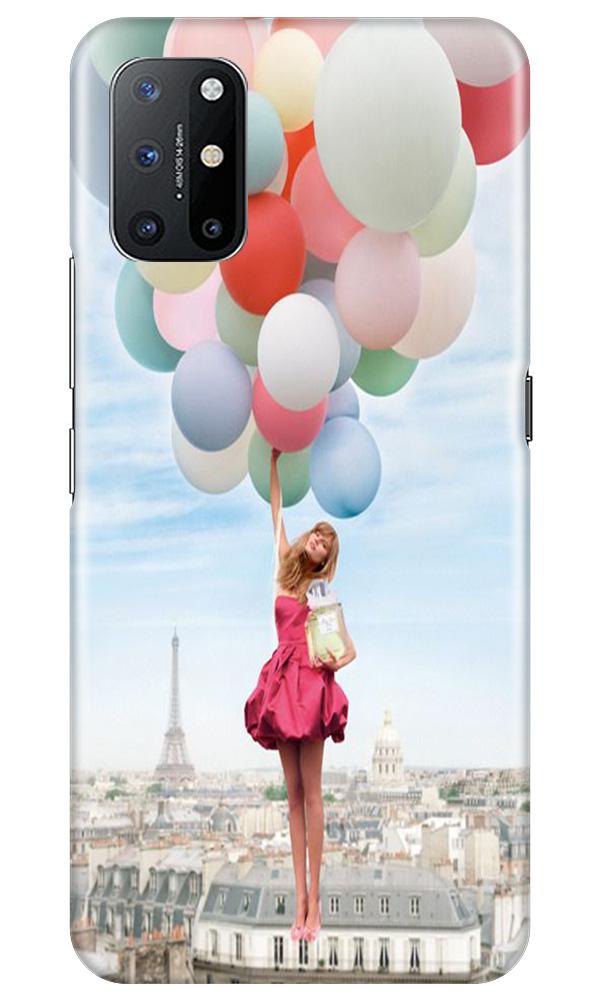 Girl with Baloon Mobile Back Case for OnePlus 8T (Design - 84) Girl with Baloon Case for OnePlus 8T