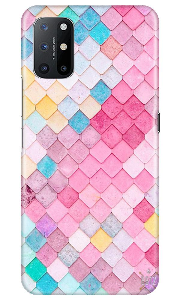 Pink Pattern Mobile Back Case for OnePlus 8T (Design - 215) Pink Pattern Case for OnePlus 8T (Design No. 215)