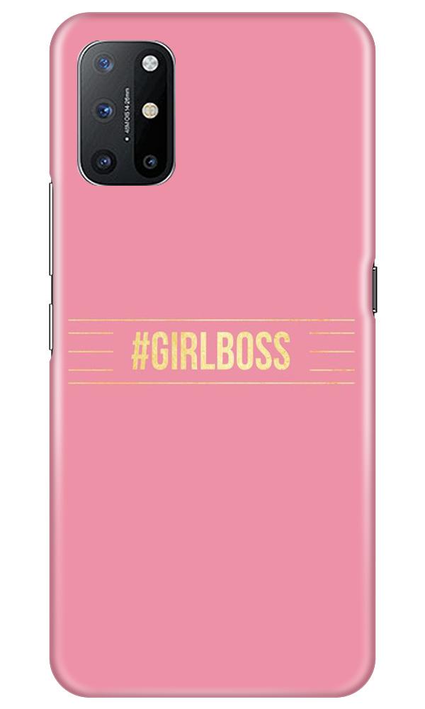 Girl Boss Pink Mobile Back Case for OnePlus 8T (Design - 263) Girl Boss Pink Case for OnePlus 8T (Design No. 263)