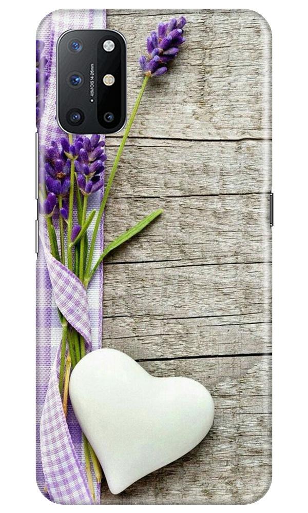 White Heart Mobile Back Case for OnePlus 8T (Design - 298) White Heart Case for OnePlus 8T (Design No. 298)