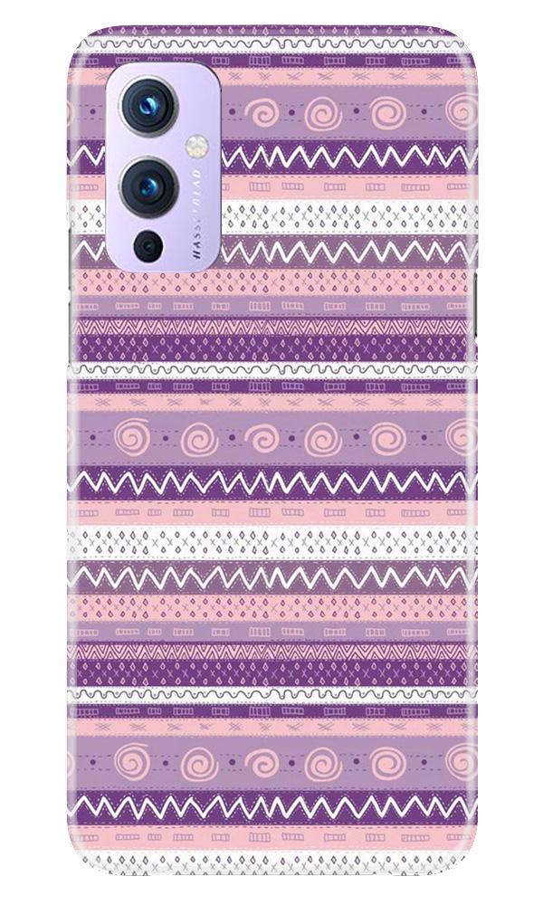 Zigzag line pattern3 Mobile Back Case for OnePlus 9 (Design - 11) Zigzag line pattern3 Case for OnePlus 9