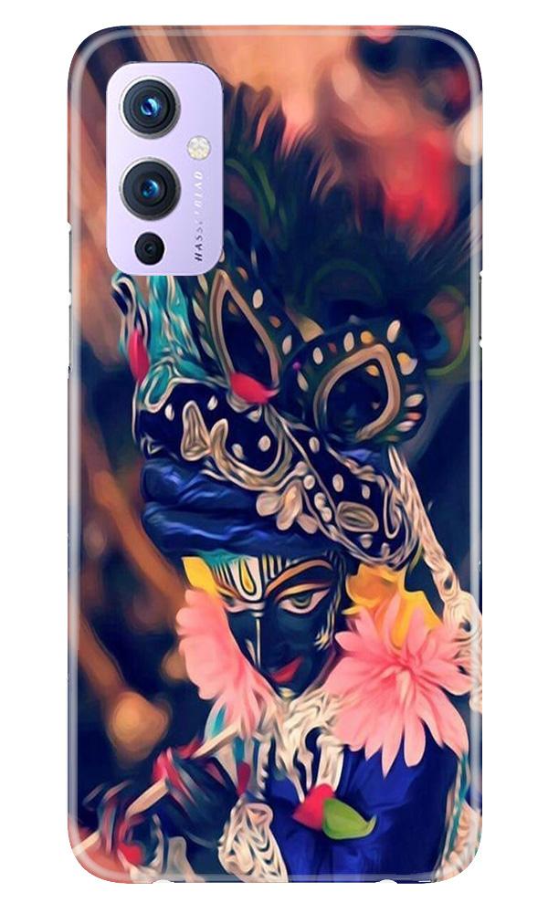 Lord Krishna Mobile Back Case for OnePlus 9 (Design - 16) Lord Krishna Case for OnePlus 9