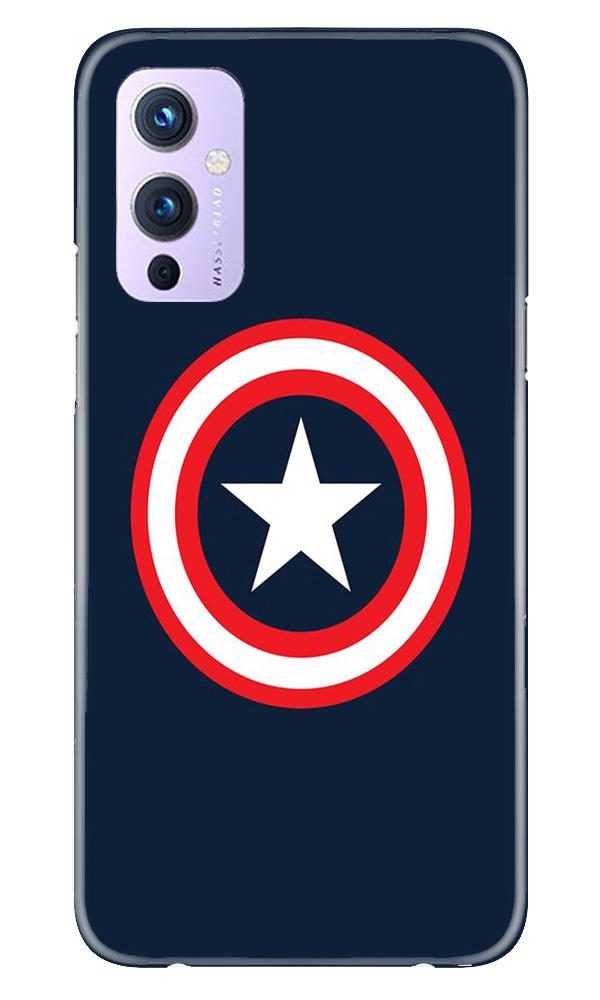 Captain America Mobile Back Case for OnePlus 9 (Design - 42) Captain America Case for OnePlus 9