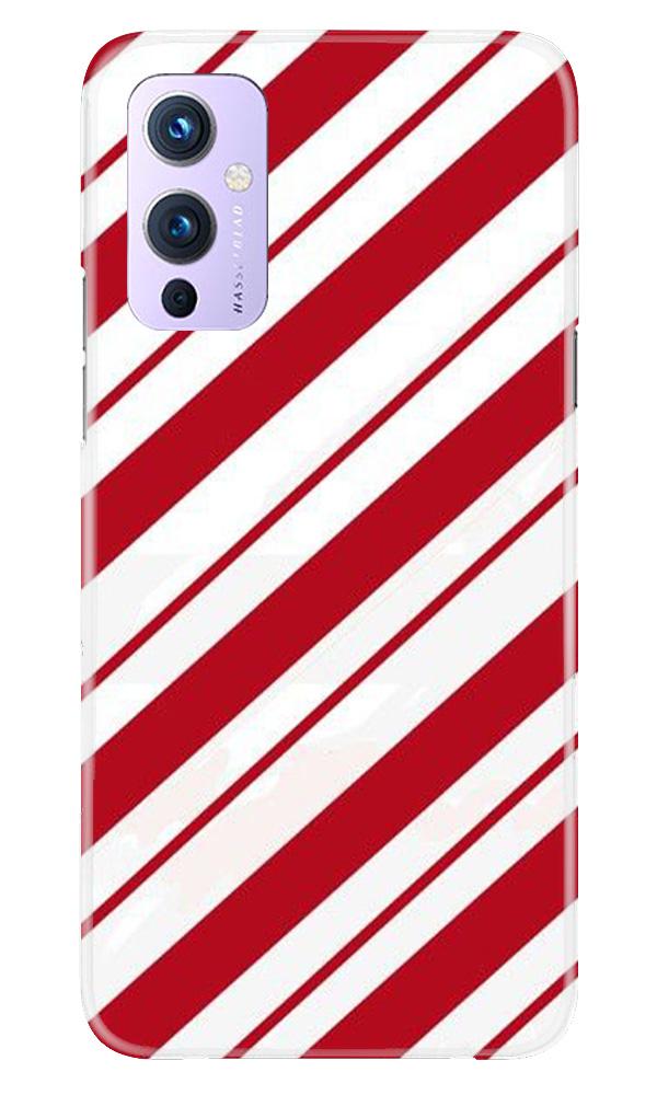 Red White Mobile Back Case for OnePlus 9 (Design - 44) Red White Case for OnePlus 9