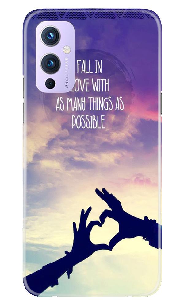 Fall in love Mobile Back Case for OnePlus 9 (Design - 50) Fall in love Case for OnePlus 9