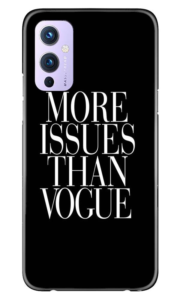 More Issues than Vague Mobile Back Case for OnePlus 9 (Design - 74) More Issues than Vague Case for OnePlus 9