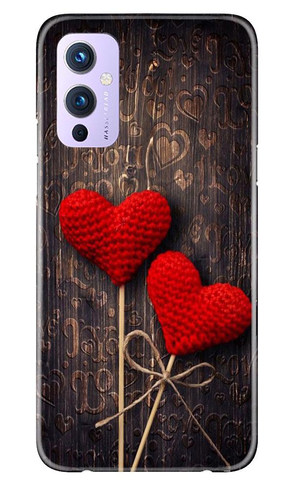 Red Hearts Mobile Back Case for OnePlus 9 (Design - 80) Red Hearts Case for OnePlus 9