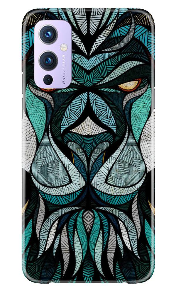 Lion Mobile Back Case for OnePlus 9 (Design - 97) Lion Case for OnePlus 9