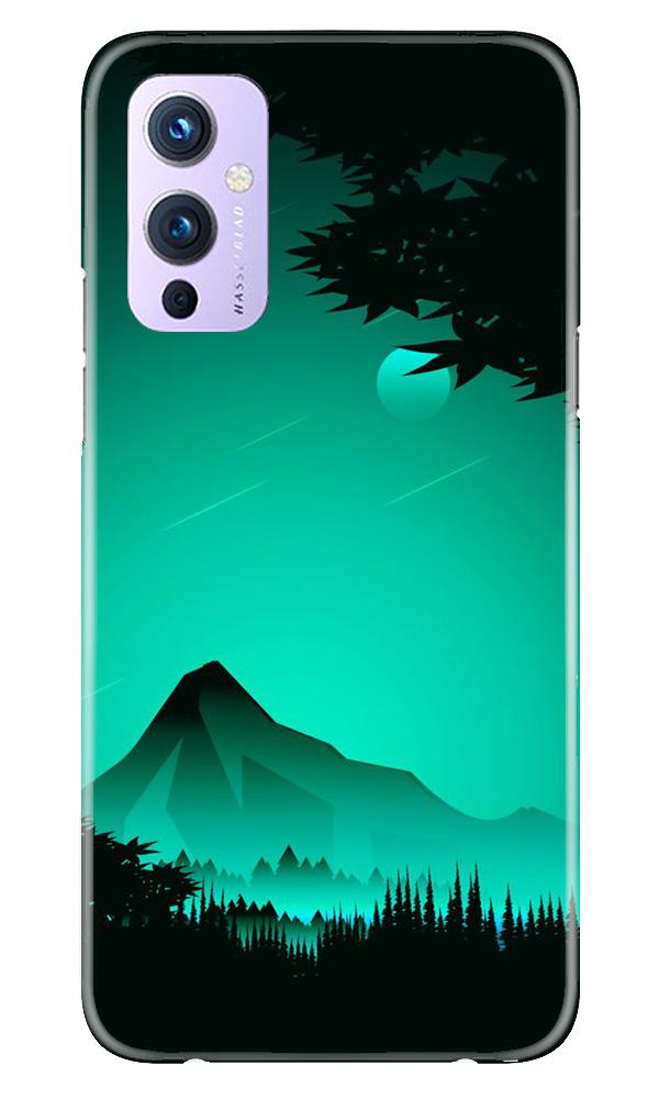 Moon Mountain Mobile Back Case for OnePlus 9 (Design - 204) Moon Mountain Case for OnePlus 9 (Design - 204)