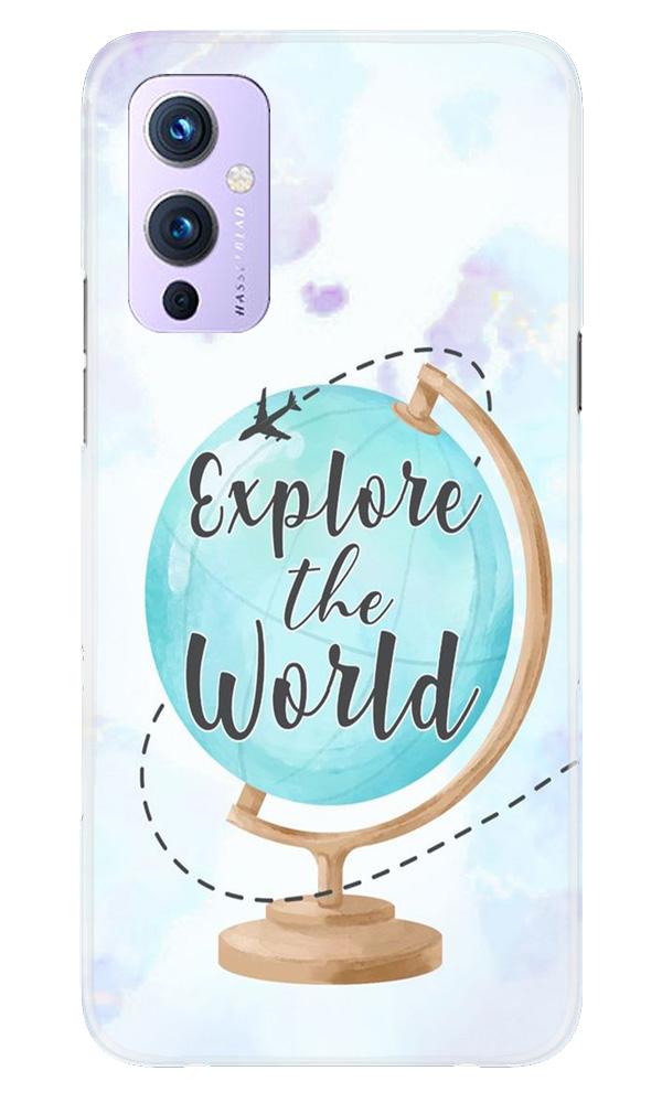 Explore the World Mobile Back Case for OnePlus 9 (Design - 207) Explore the World Case for OnePlus 9 (Design No. 207)