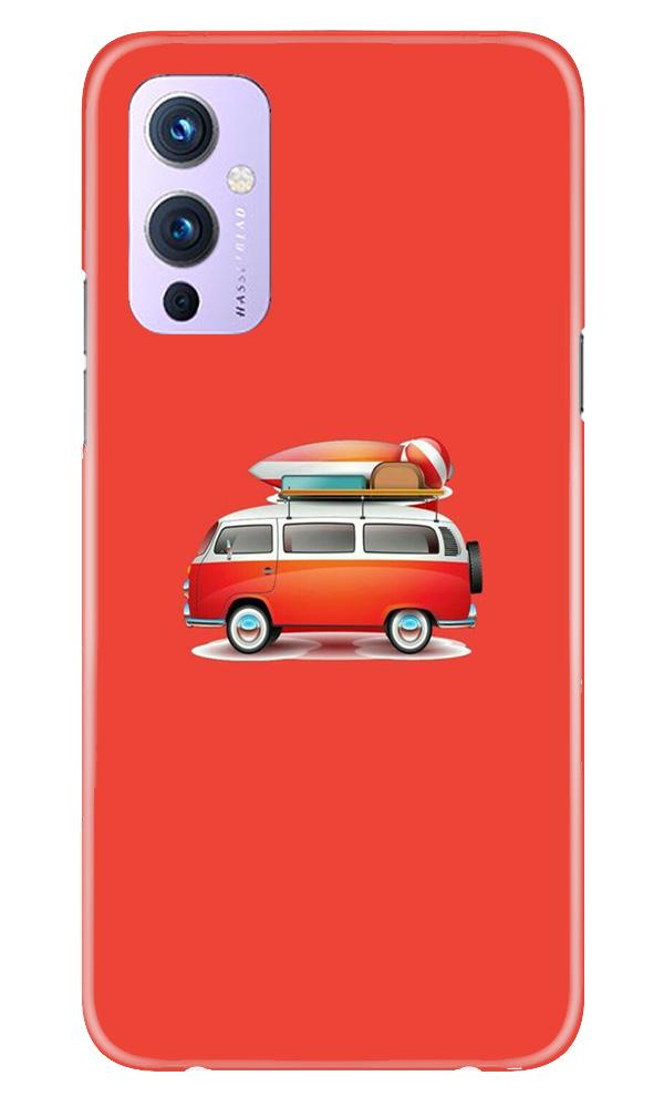 Travel Bus Mobile Back Case for OnePlus 9 (Design - 258) Travel Bus Case for OnePlus 9 (Design No. 258)