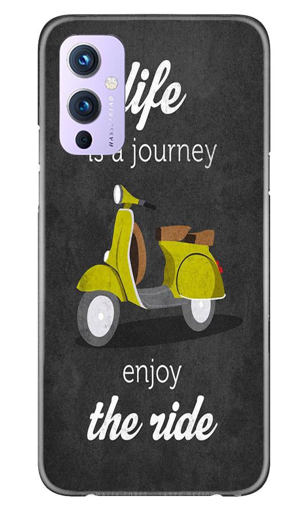 Life is a Journey Mobile Back Case for OnePlus 9 (Design - 261) Life is a Journey Case for OnePlus 9 (Design No. 261)