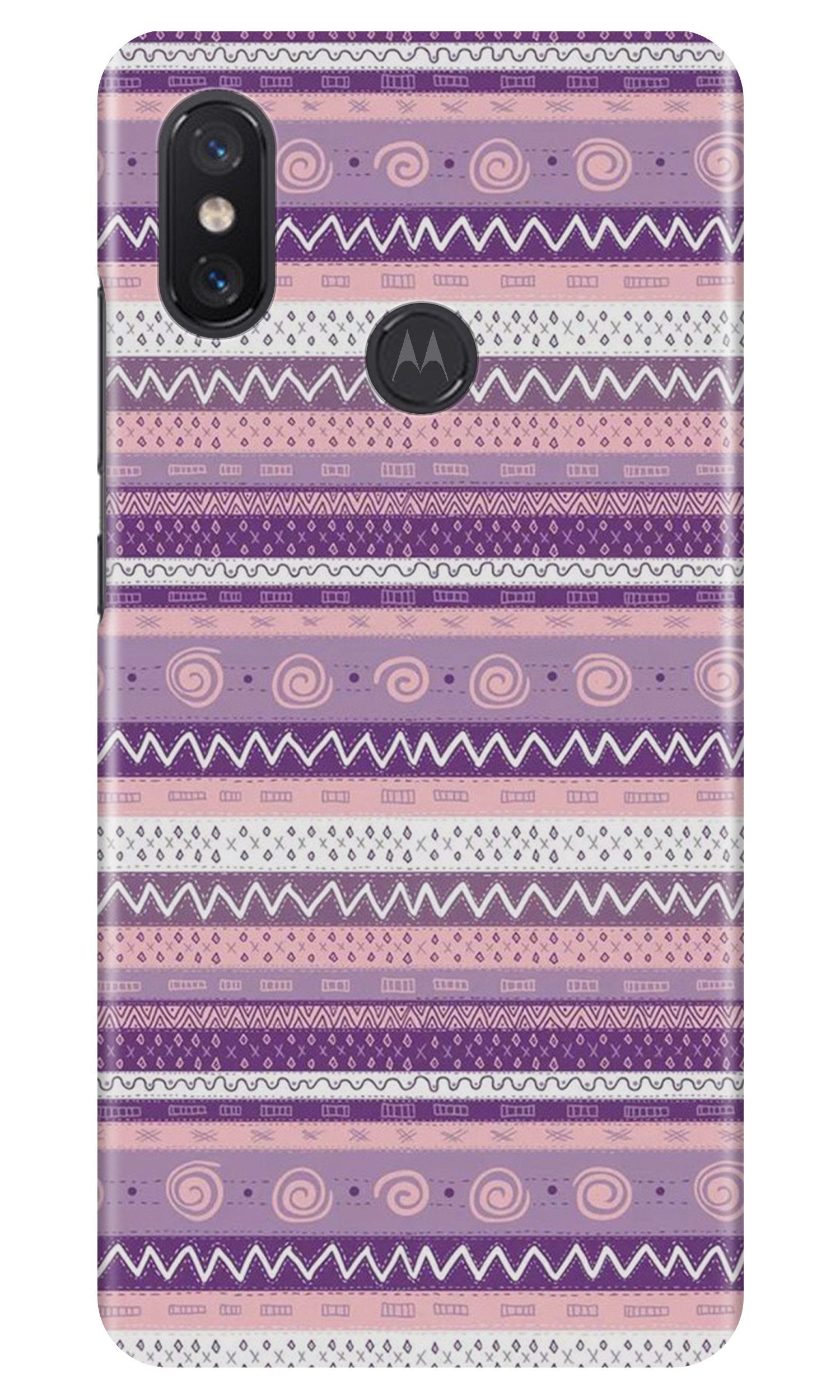 Zigzag line pattern3 Case for Moto One Power Zigzag line pattern3 Case for Moto One Power