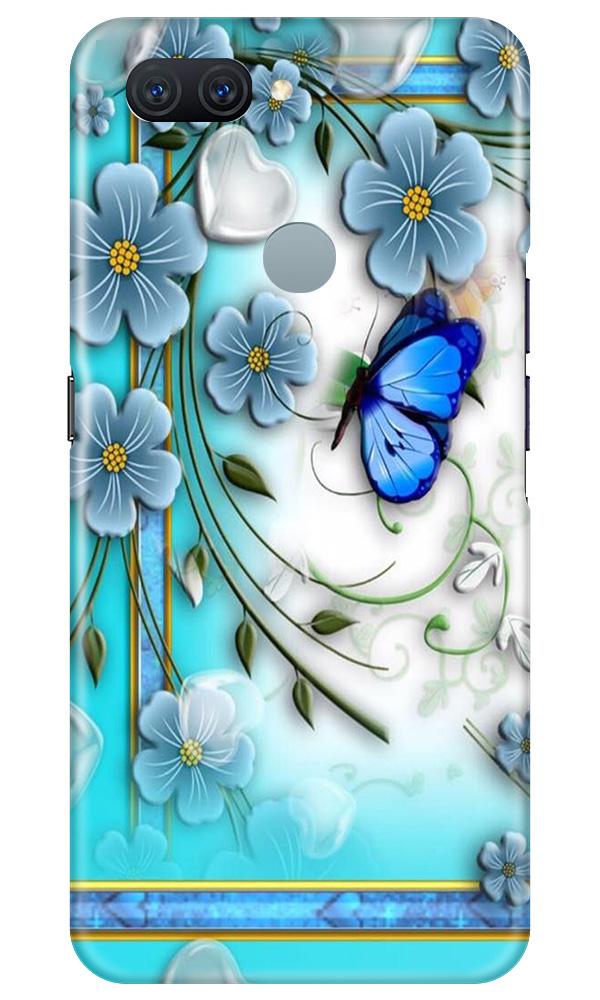 Blue Butterfly Mobile Back Case for Oppo A11K (Design - 21) Blue Butterfly Case for Oppo A11K